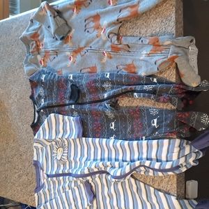 12M Footie PJs Bundle